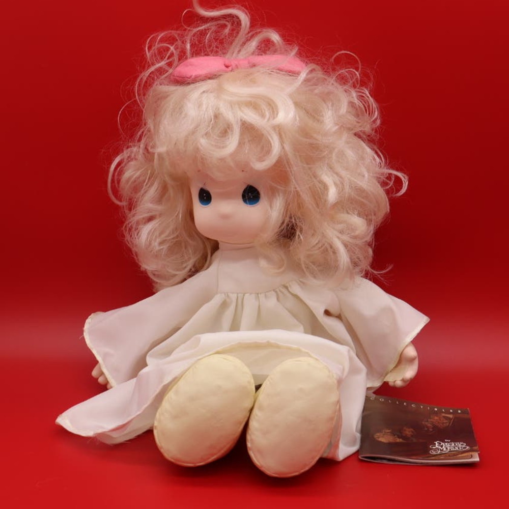 Precious Moments Vintage Girl Angel Doll w/ Wings 1991 16"